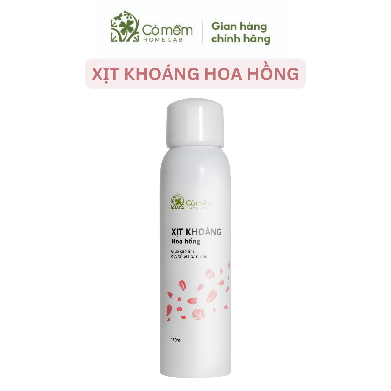 Xịt Khoáng Dưỡng Ẩm Nước Cân Bằng Da Cấp Ẩm Kiềm Dầu Cỏ Mềm