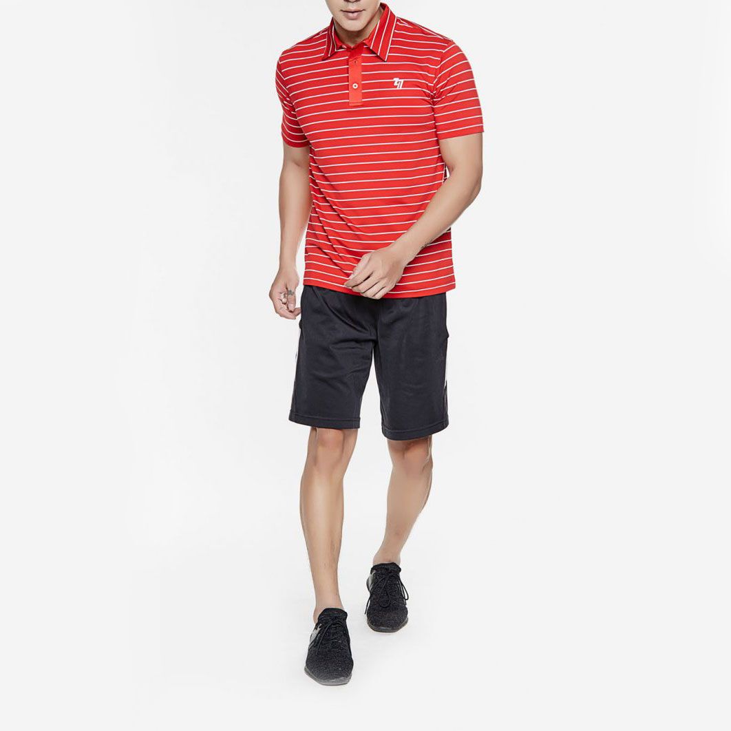 Áo Thể Thao Nam Tennis Polo Red/Wht