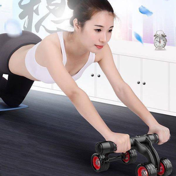 Con Lăn 4 Bánh Tập Cơ Bụng Hiệu Quả, Dụng Cụ Tập Gym Tại Nhà XTOP L04