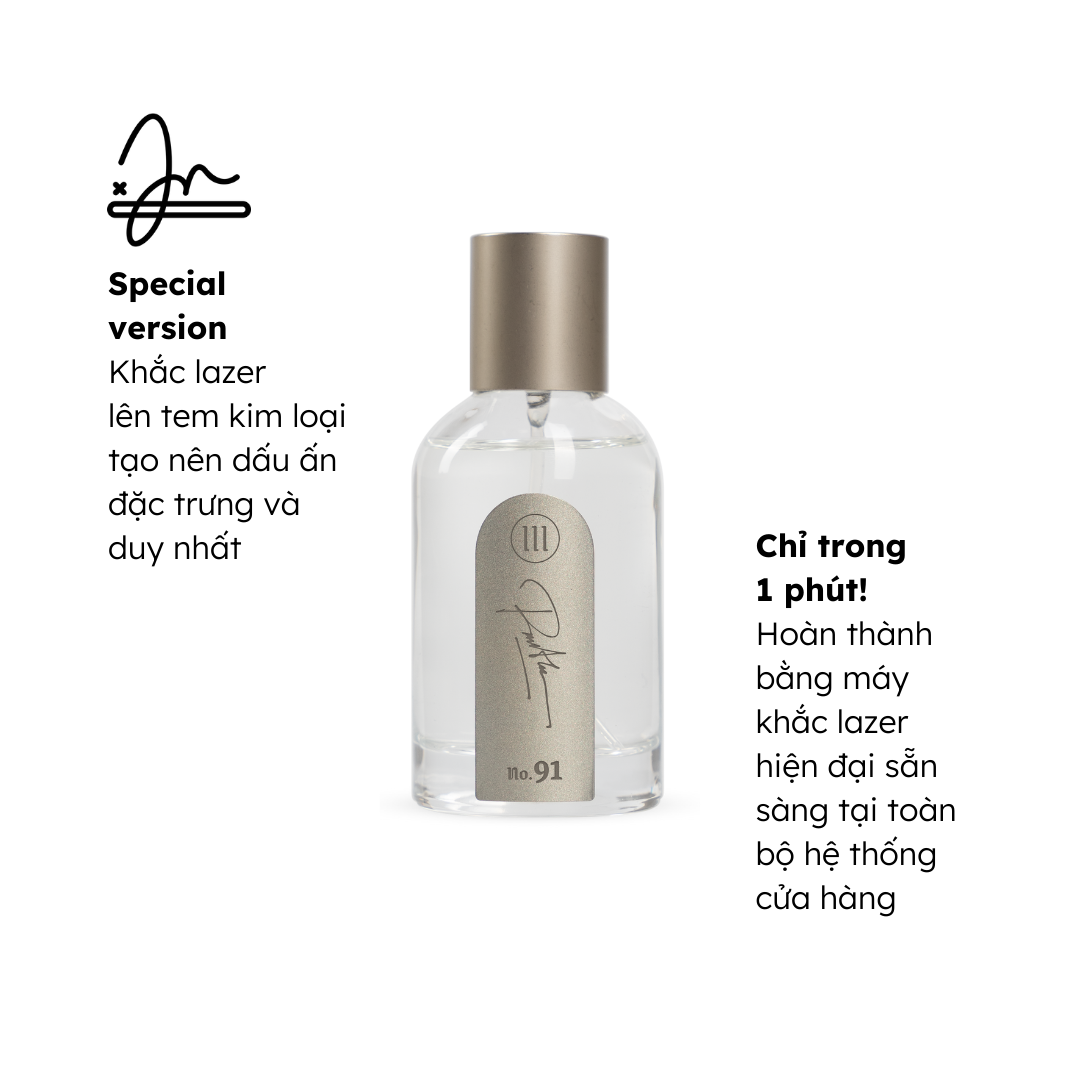Nước hoa nữ tính tinh tế, sắc sảo, thu hút No.91 (Iris) Morra - dạng xịt