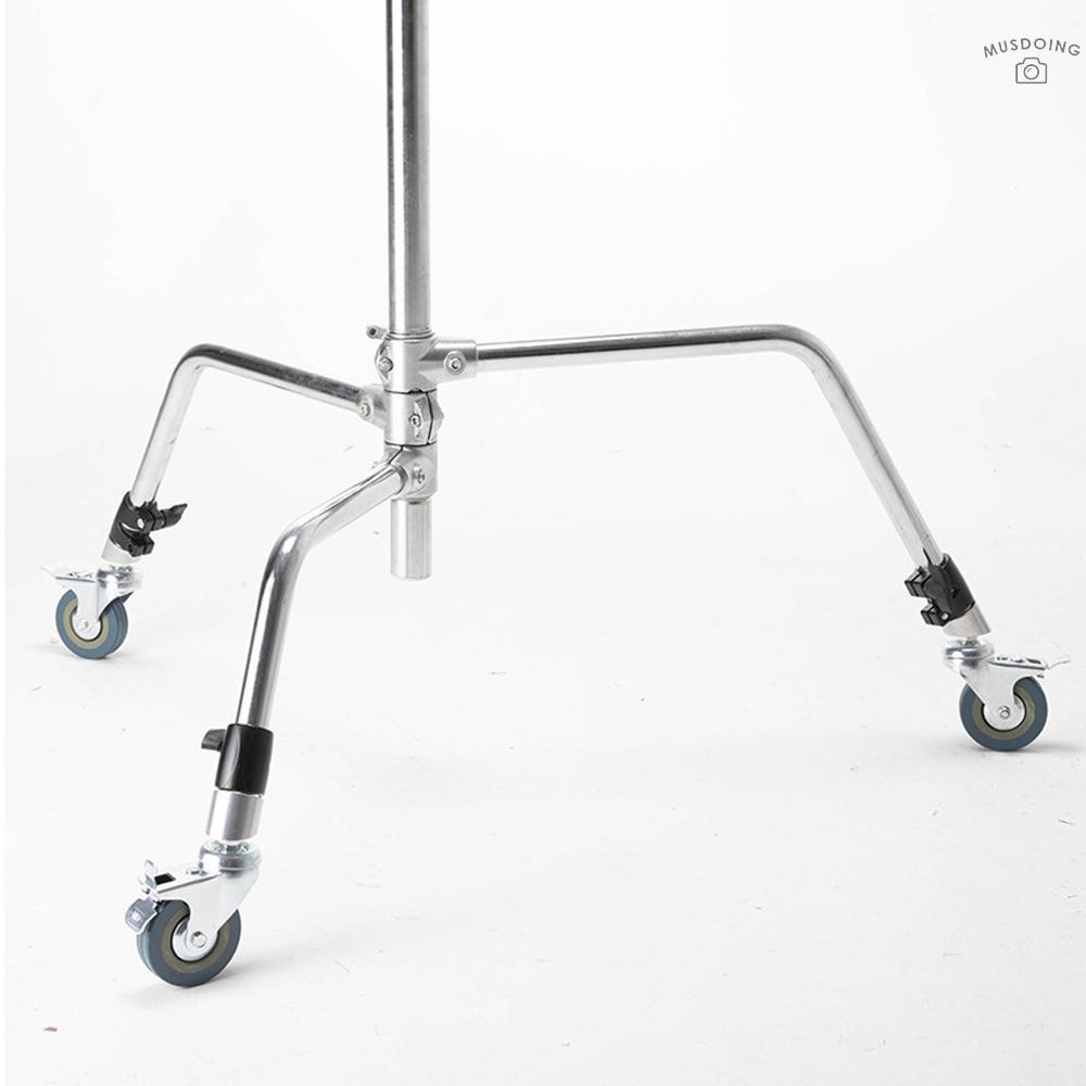 Giá Đỡ Đèn Chụp Ảnh 3 Bánh Xe Đa Năng Chuyên Nghiệp
