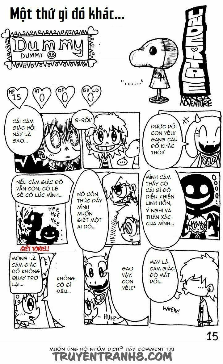 undertale - câu chuyện dưới lòng đất chapter 2 8