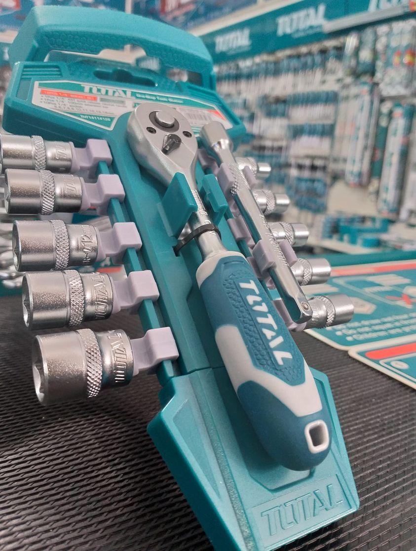 BỘ 12 SHOCKET 1/4 INCH TOTAL THT14114126 - HÀNG CHÍNH HÃNG