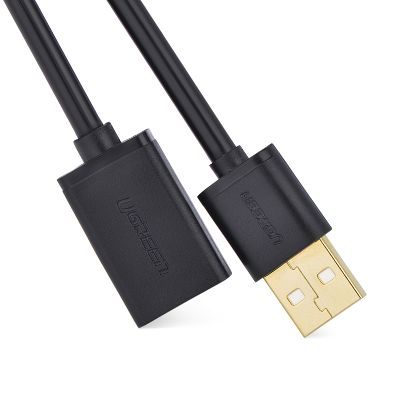 Dây nối dài USB 2.0 (1 đầu đực, 1 đầu cái) dài 1m UGREEN US103 10314 - Hàng chính hãng