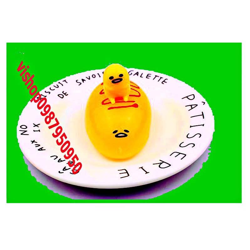 Gudetama Squishy trút giận hình Bánh Mỳ Ú Mochi Slime Bóp xả stress giảm căng thẳng hiệu quả