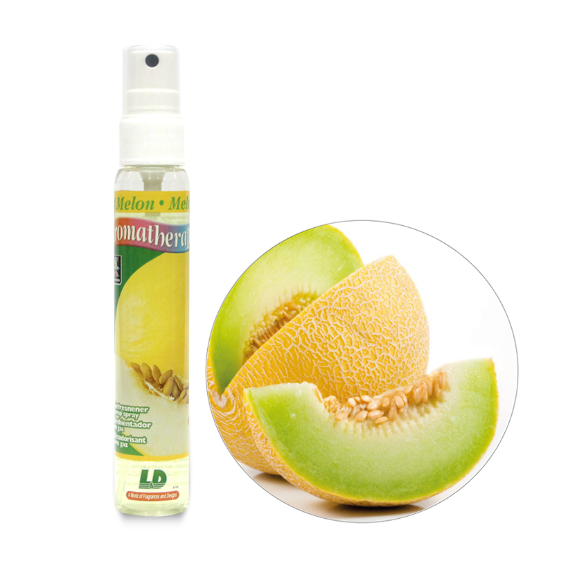 Nước hoa ô tô dạng xịt L&amp;D AROMATHERAPY Melon 60ml