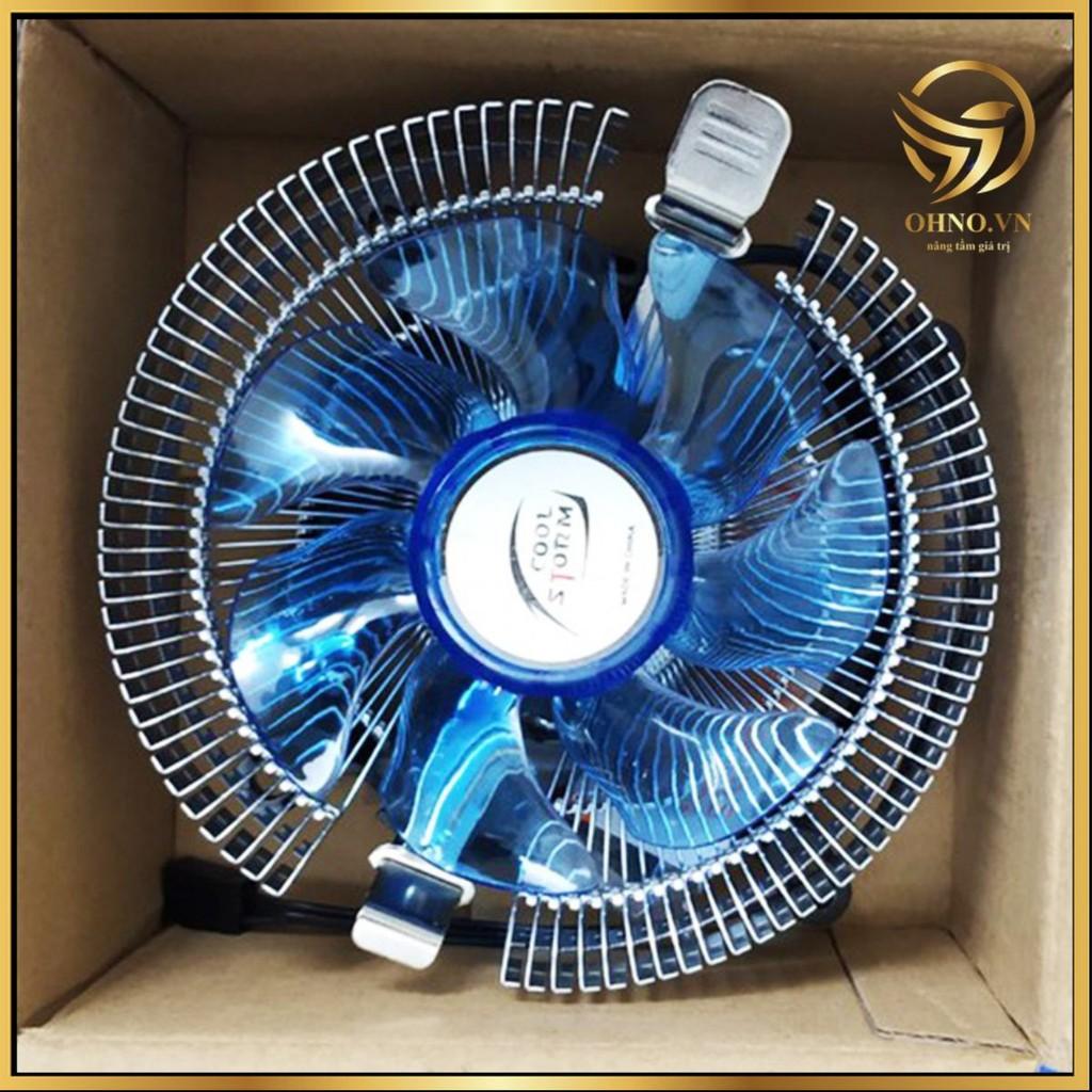 Fan CPU Cho PC Đa Năng 775 Có LED Quạt Tản Nhiệt Khí Làm Mát CPU Máy Tính LED Đơn Sắc - OHNO VIỆT NAM