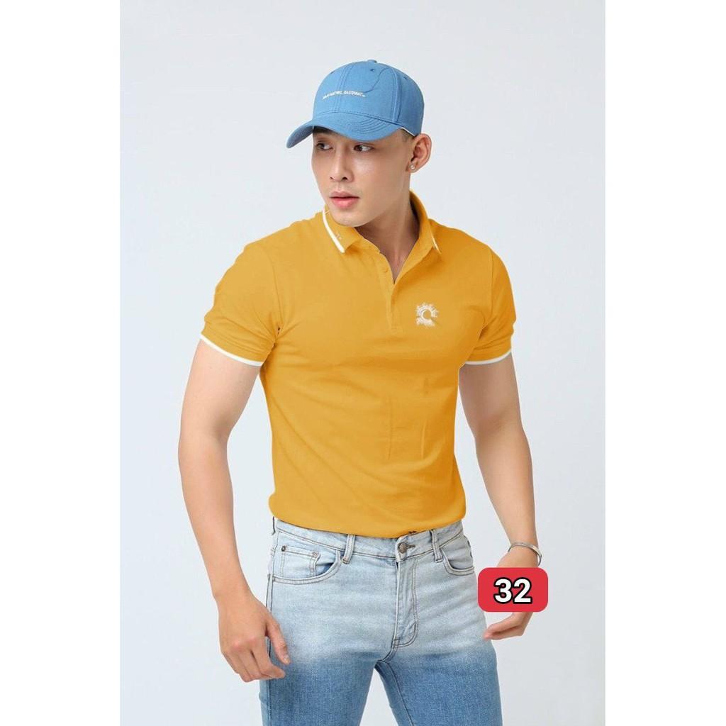 Áo Thun tay ngắn cổ bẻ cao cấp nam King168 , Áo Thun Polo nam thời trang cao cấp ATN32