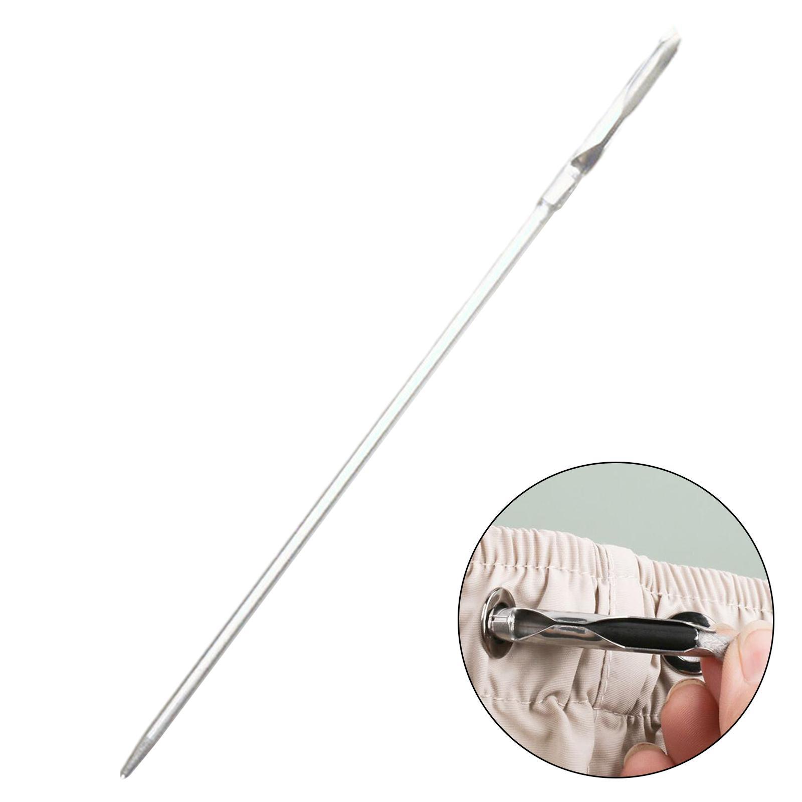 Drawstring Threader Bodkin  Household Sewing Rope Threading Tool Threading Aid for Pants Home Embroidery Crafting Elastic Cord Hoodies