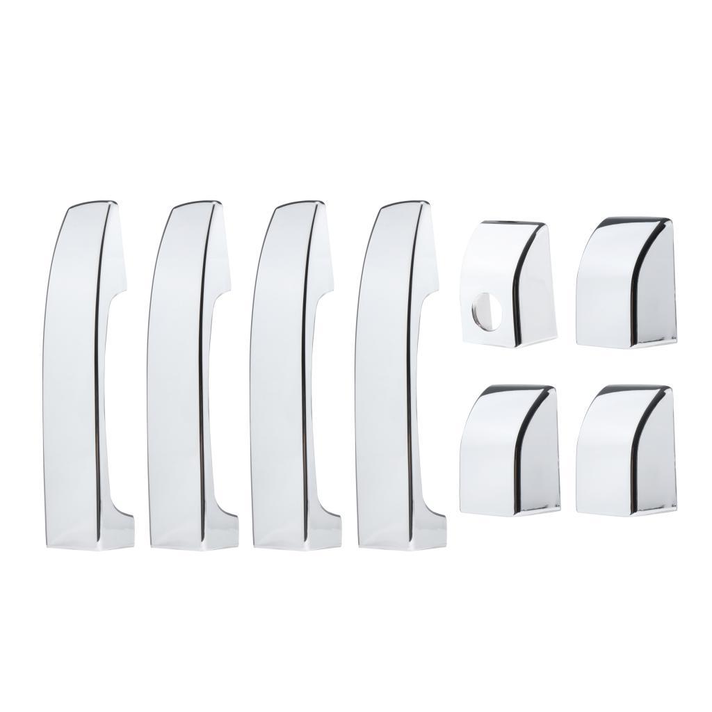 8x Auto Front Driver Side Door Handle Cover Trim Kit for Range Rover L322 02-12