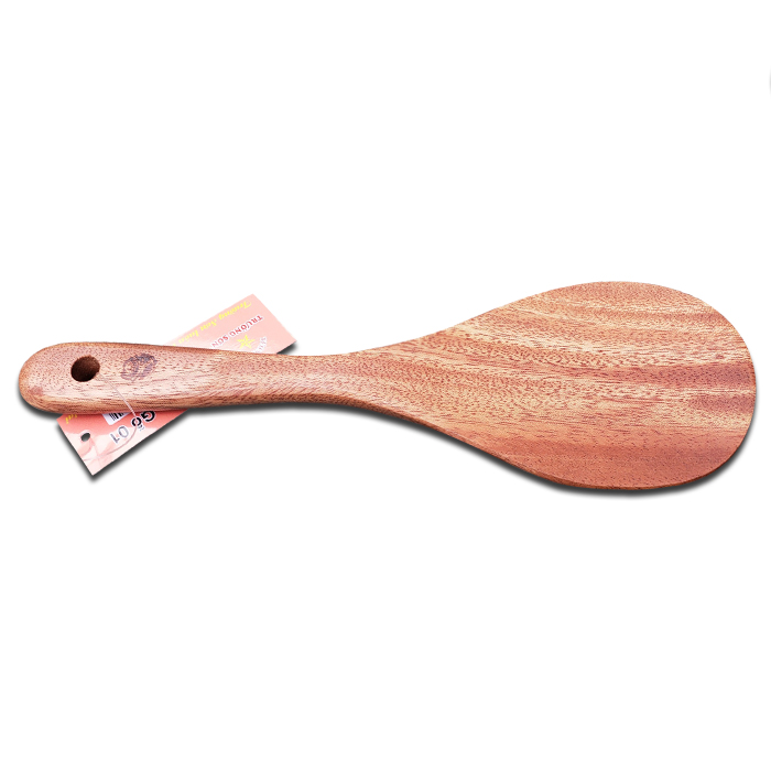 Vá Xới Cơm Gỗ Xà Cừ Cỡ Nhỏ - Vá Gỗ S1 - Đồ Gỗ Nhà Bếp Thương Hiệu Trường Sơn