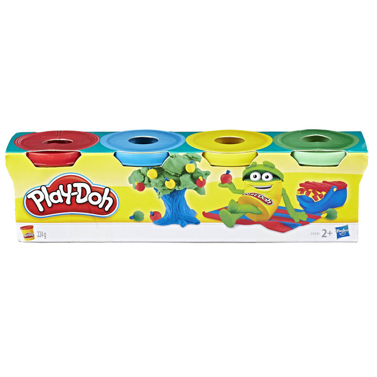 Đồ Chơi PLAYDOH Combo Bột Nặn 4 Màu Và Bột Nặn 4 Màu Mini CBB5517-23241-33