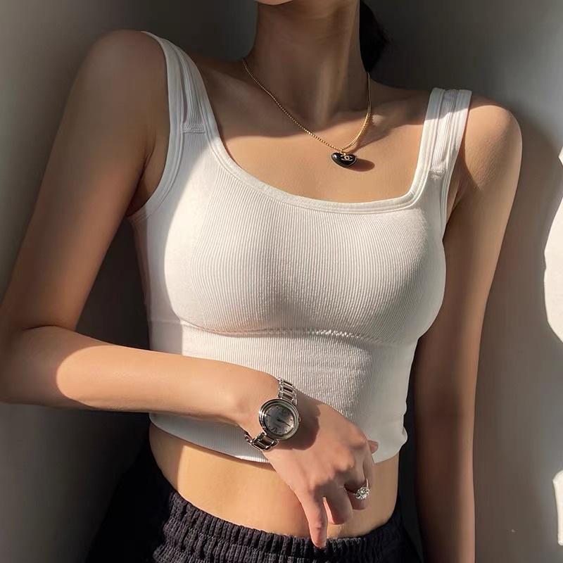 Áo sport bra ba lỗ có sẵn mút dày