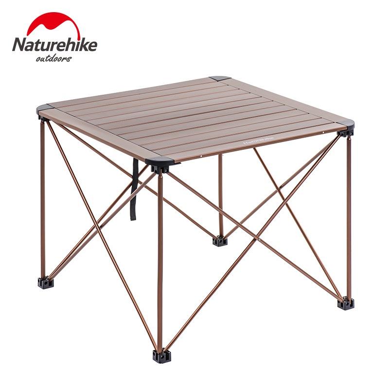 Bàn dã ngoại xếp gọn Naturehike picnic du lịch gấp gọn bằng hợp kim nhôm nhẹ, kích thước lớn, chắc chắn, độ bền cao