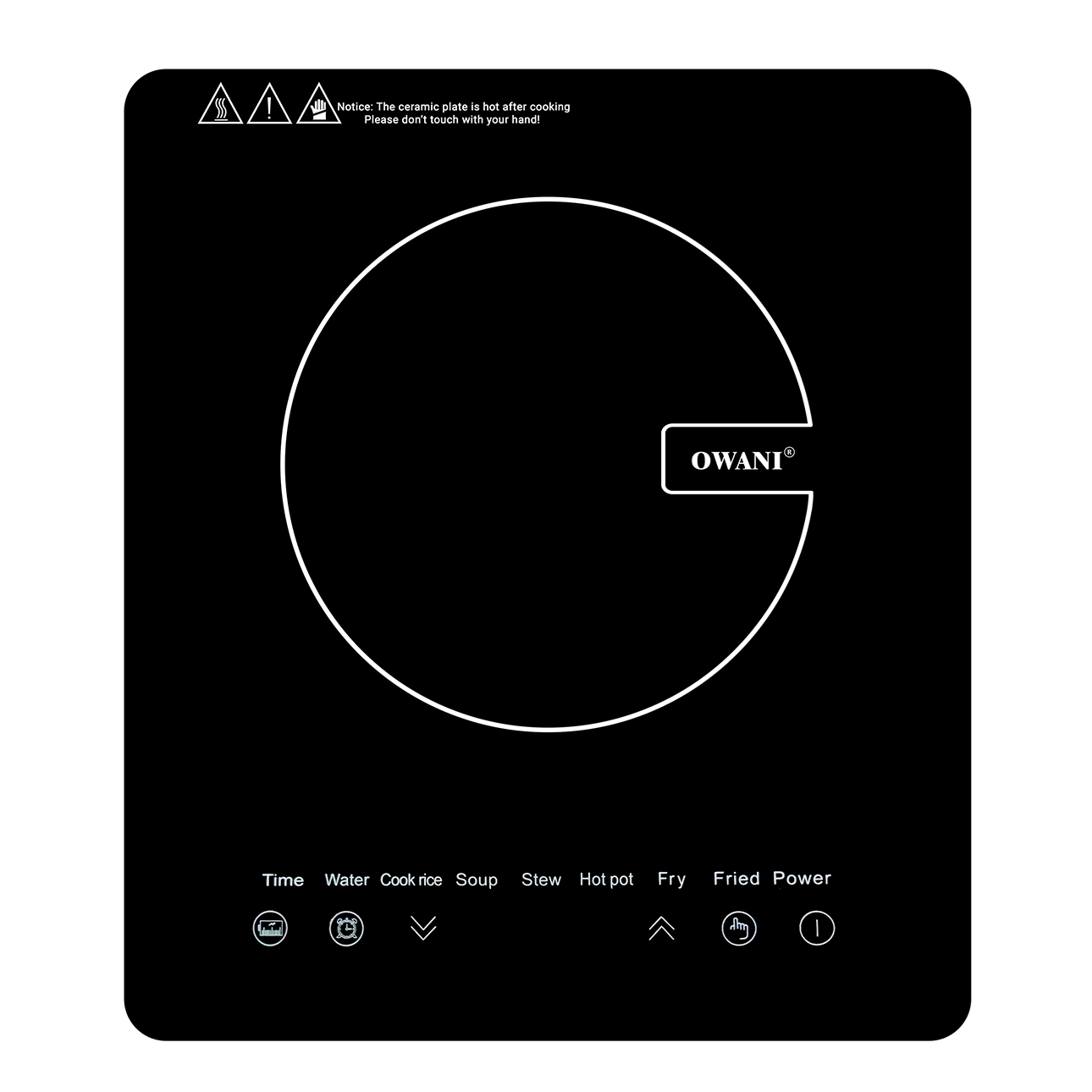 Bếp Điện Từ Đơn Cảm Ứng Đặt Âm OWANI BT-2200 - Hàng Chính Hãng