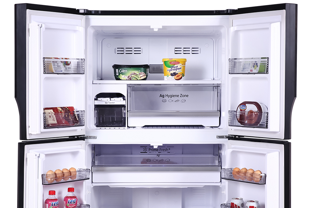 Tủ lạnh Panasonic NR-DZ601VGKV side by side 550L, hàng chính hãng, Chỉ giao tại Hà Nội