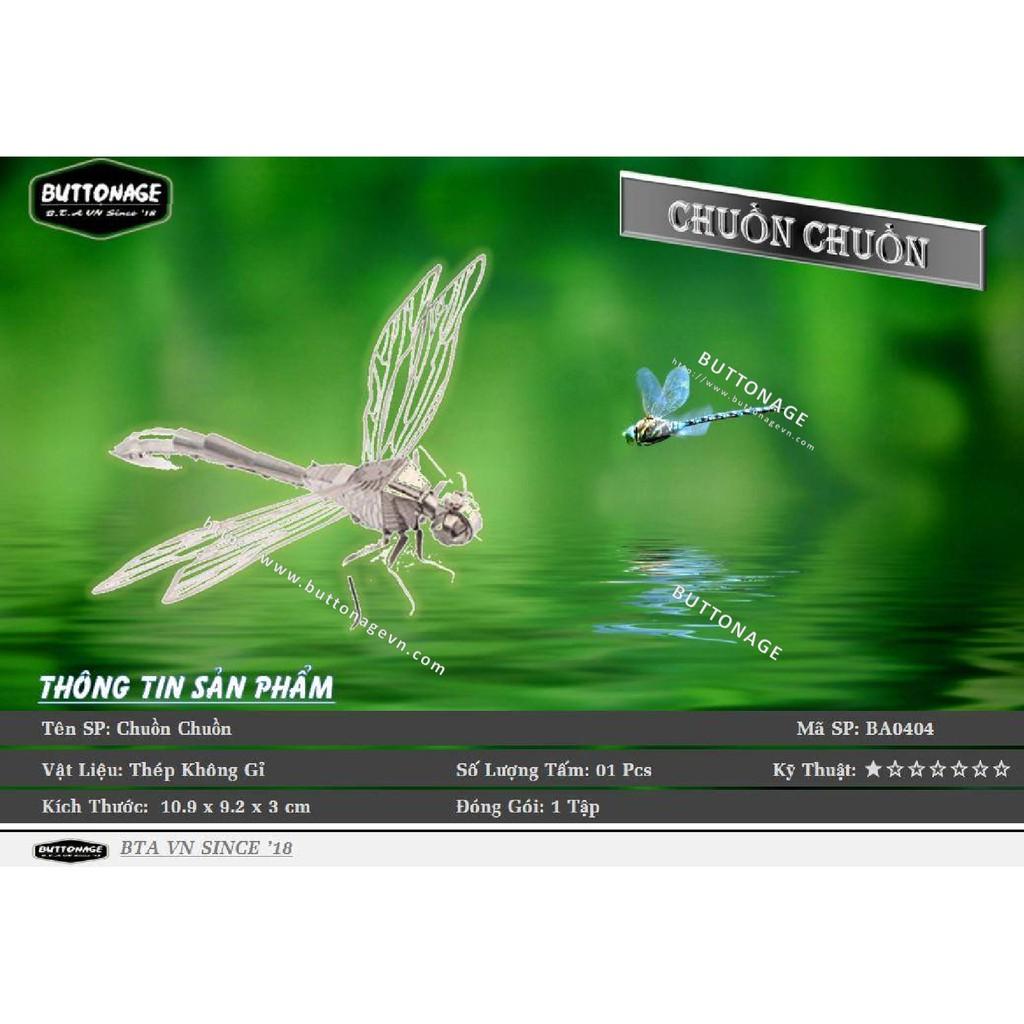 Mô Hình Lắp Ráp 3d Chuồn Chuồn