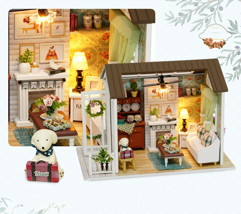 Mô Hình Nhà Gỗ lắp ghép DIY - Forest Time Z007