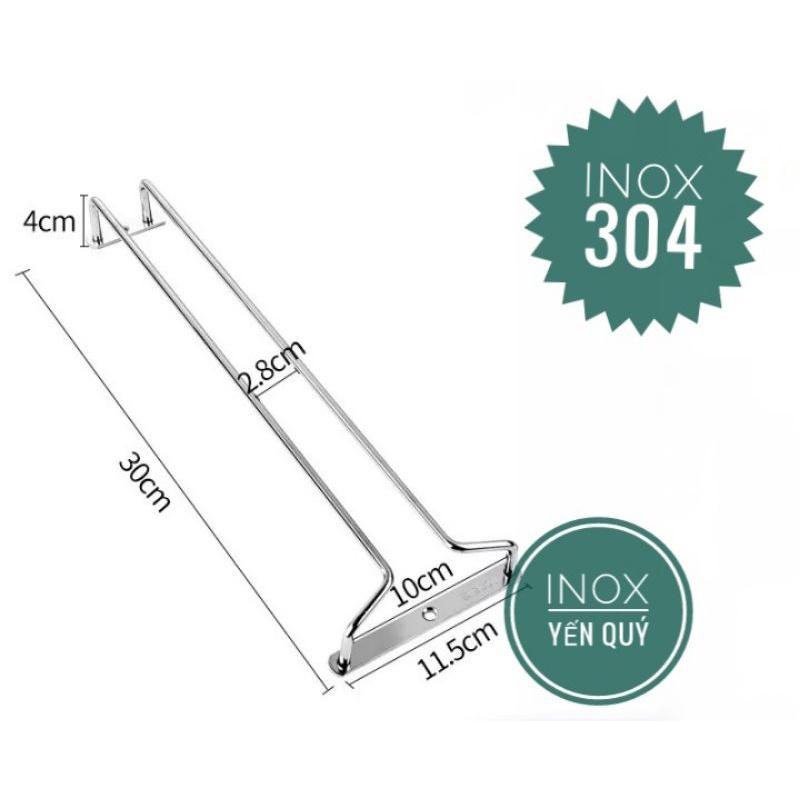 INOX 304 GIÁ TREO LY 1/2/3 HÀNG SÂU 30 BẮT TRẦN TỦ