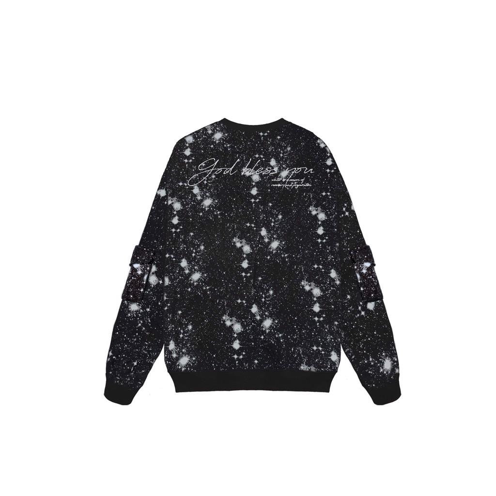 Áo Sweater RANVERBAE BLESSED Đen