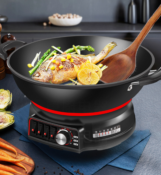Nồi Gang nồi hấp 2in1 Điện hẹn giờ Mametan Toshiro chuyên dụng 2100W