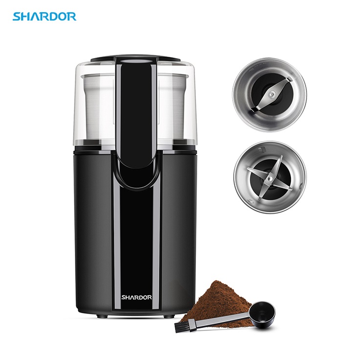 Máy xay hạt cà phê và gia vị đa năng Shardor CG628B Công suất:  200W - Hàng chính hãng