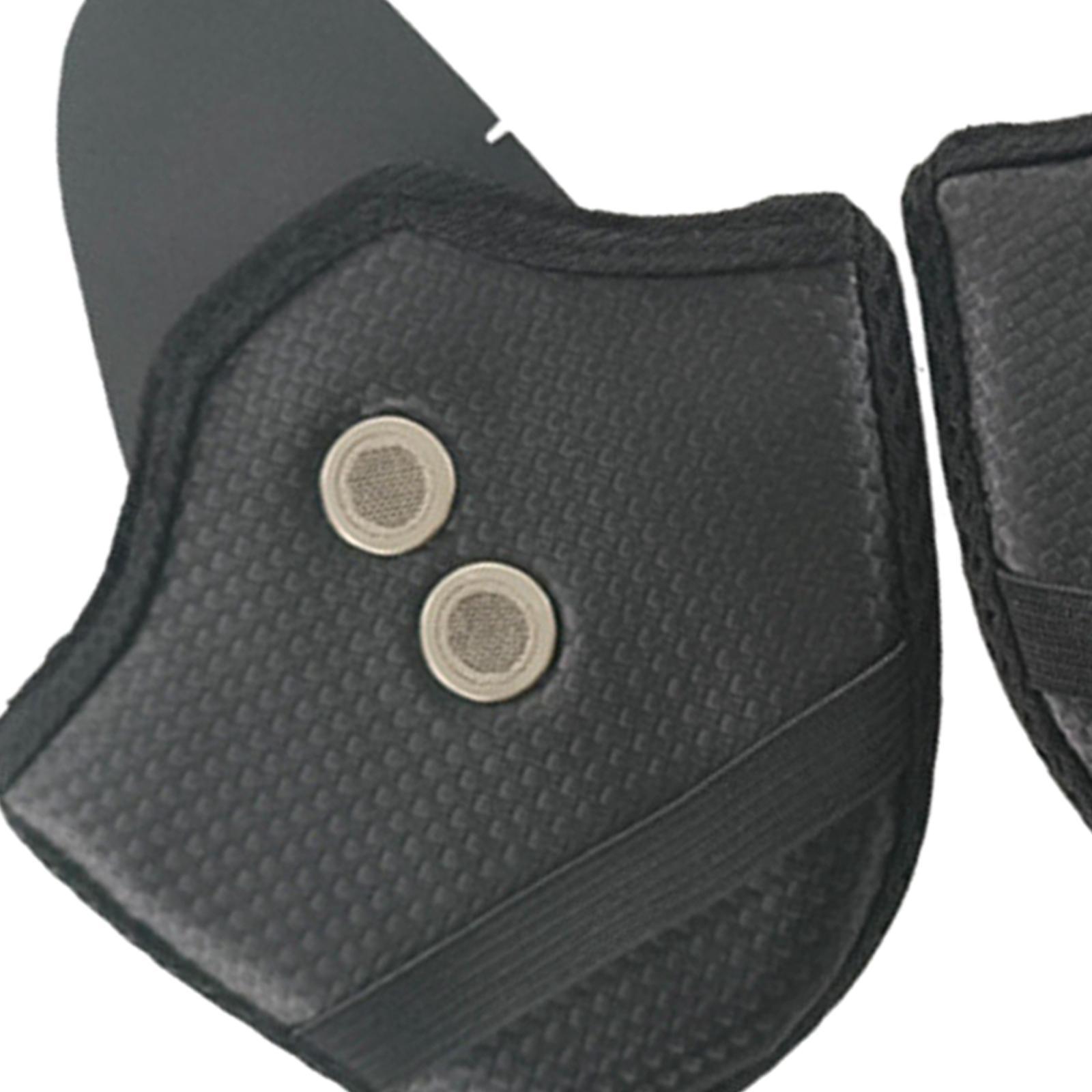 2x PU Leather Earmuffs Wind noise blocks Half Detachable Winter Ear Warmers Ear Protective Cover Ear Bezel Easy Installation