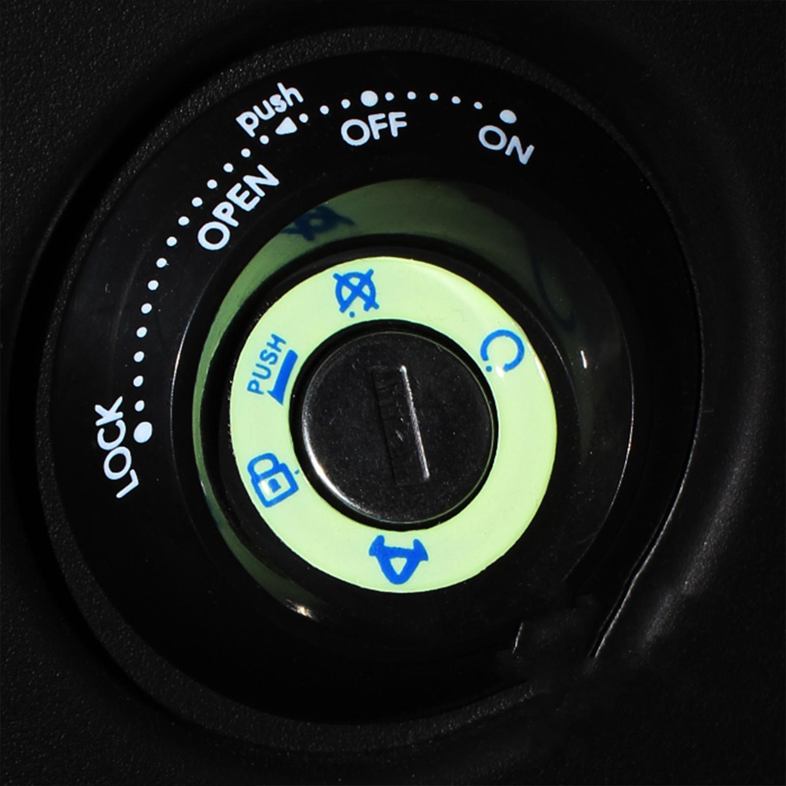 Universal Ignition Switch Decoration Rings Glow in The Dark luminous