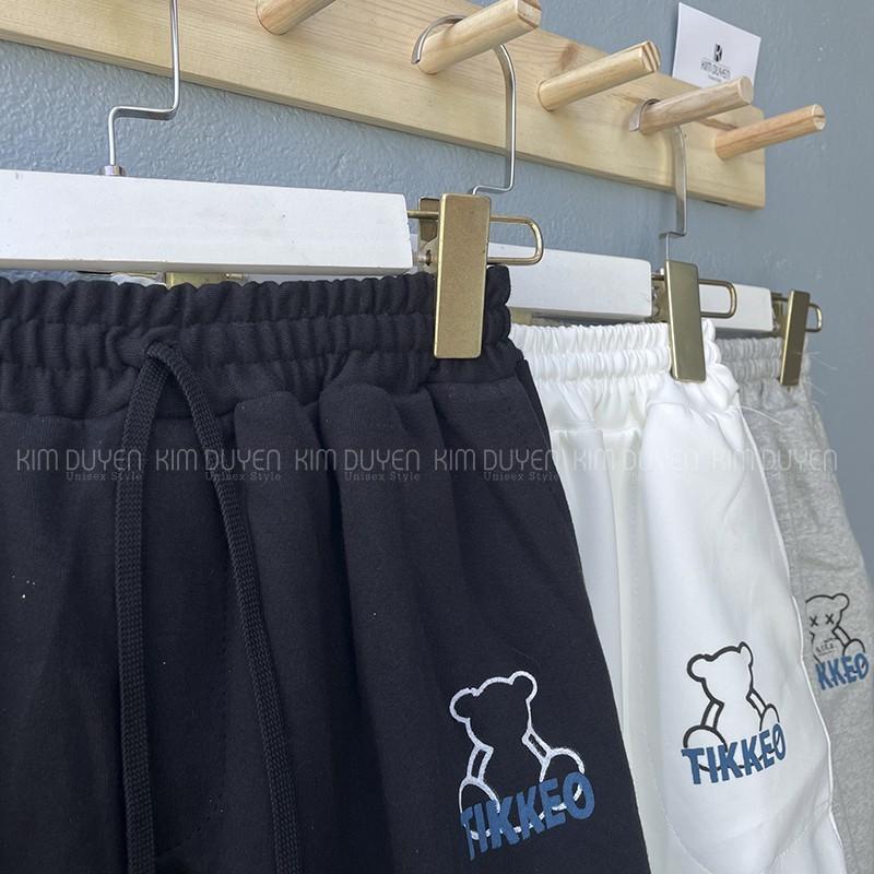 Quần Đùi In Gấu Cực Hot - Form Unisex Freesize 38-70kg Nam Nữ