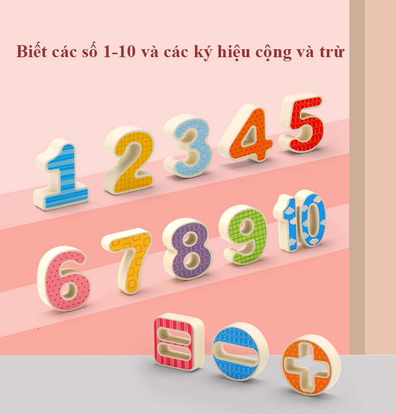 Bộ Đồ Chơi Bảng Gỗ 5IN1 Đồ Chơi Giúp Bé Phát Triển Trí Não Giáo Dục Theo Phương Pháp Montessori - Tặng Kèm 01 Tranh Ghép Bằng Gỗ