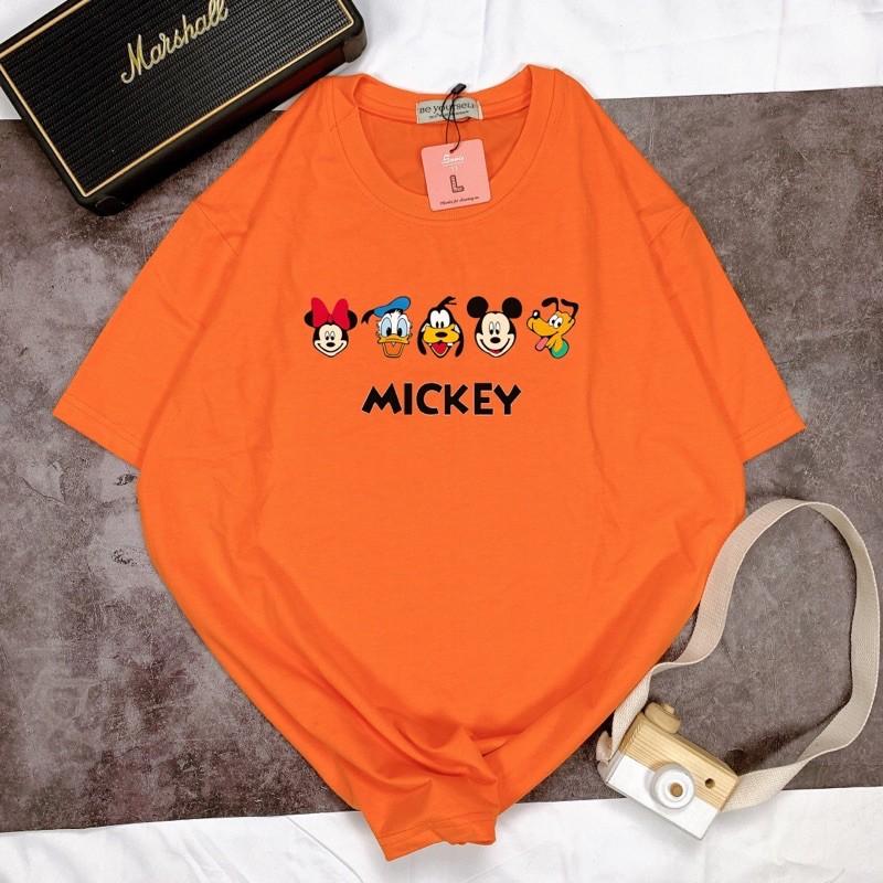 Áo Thun Tay Ngắn Unisex Mickey - Hình chụp thật (Đủ size M-L-XL)