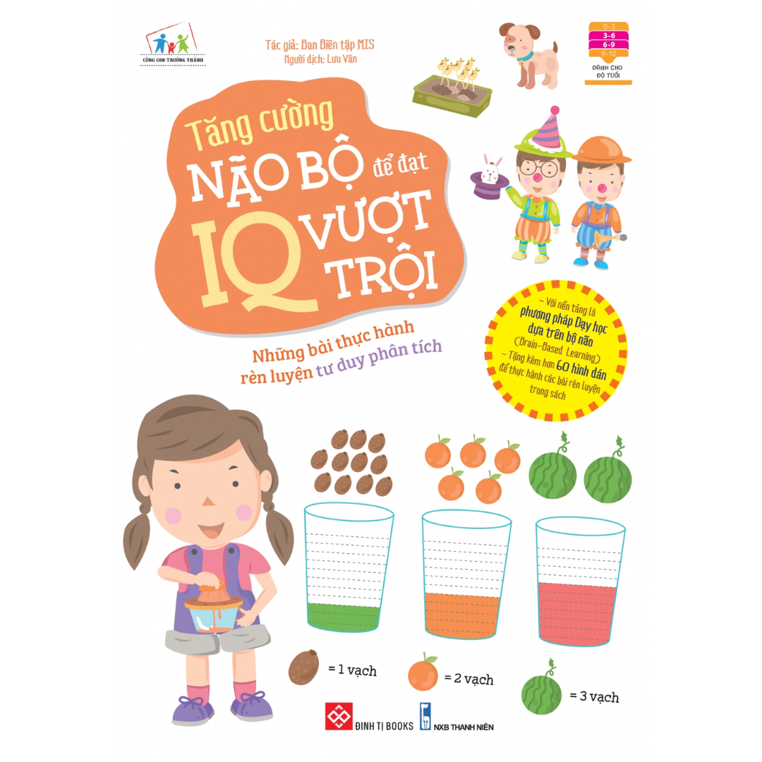 Bộ 4 Cuốn Tăng Cường Não Bộ Để Đạt IQ Vượt Trội