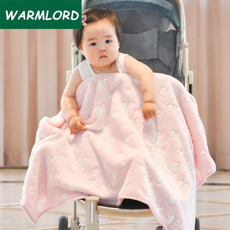 3D Hạt Lông Tơ Mềm Nỉ Mặc Thiên Nga Động Vật Sao Lông Nhiệt Chăn Cho Bé Sơ Sinh Đầm Bé Deken Tập Đi Chăn Ga Gối Chần Gòn