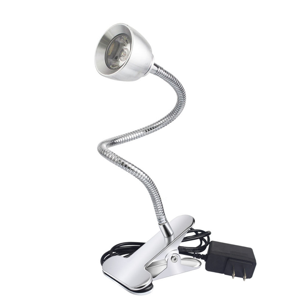 Đèn Rọi Led Kẹp bàn đầu giường đa năng BOFIT 3W - 220V, Thân đèn Kim loại
