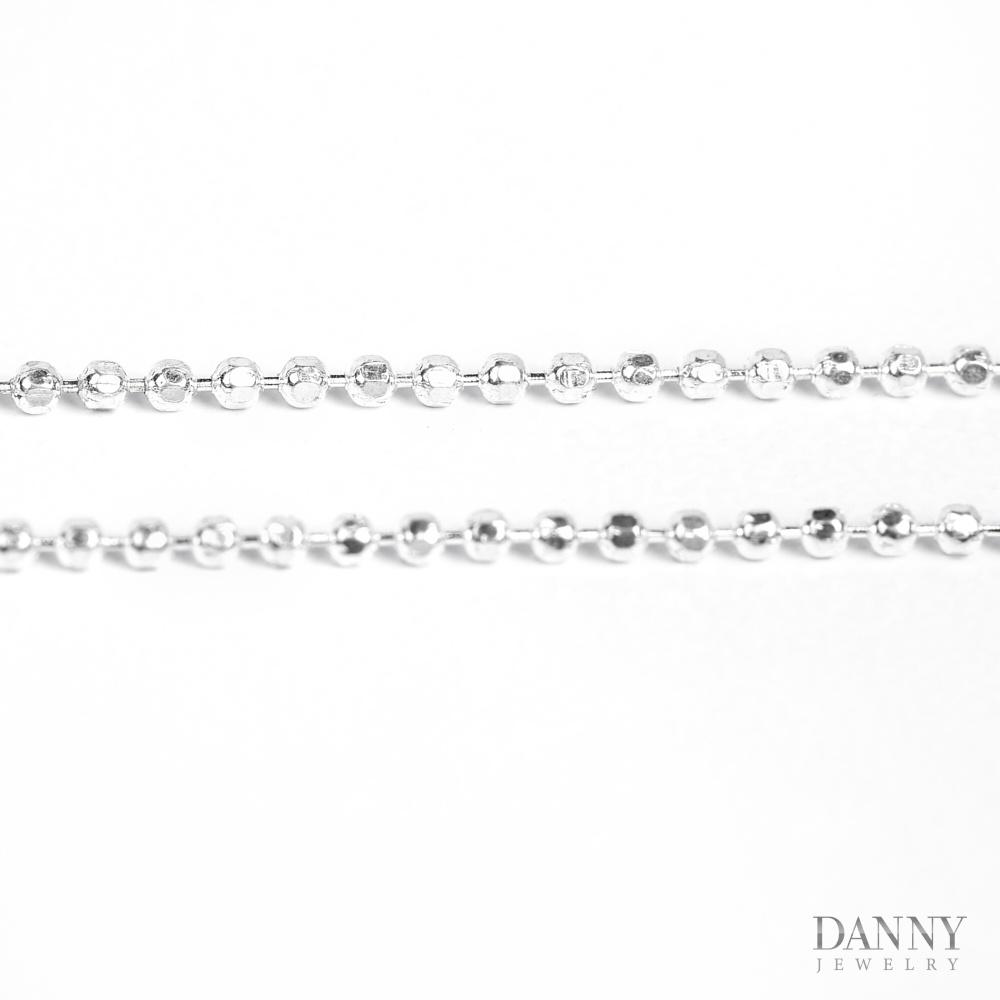 Dây Chuyền Nữ Danny Jewelry Bạc 925 Xi Bạch Kim