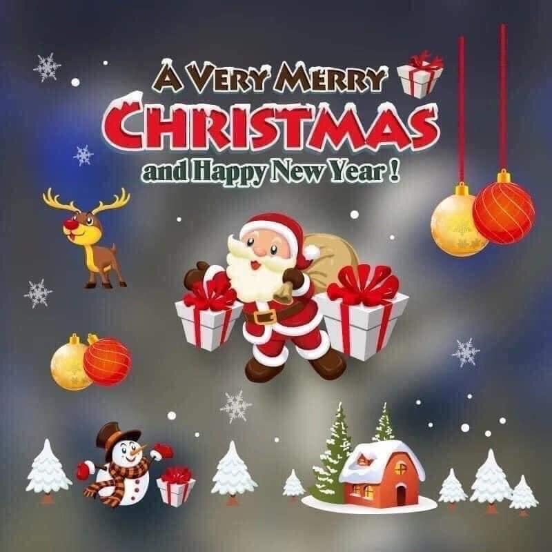 Decan dán trang trí Noel