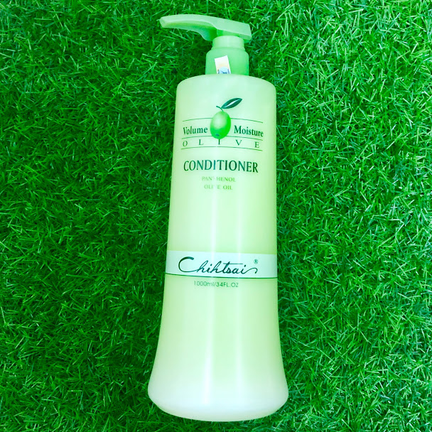 Dầu xả Chihtsai Volume Moisture Olive Conditioner siêu mượt tóc khô 1000ml