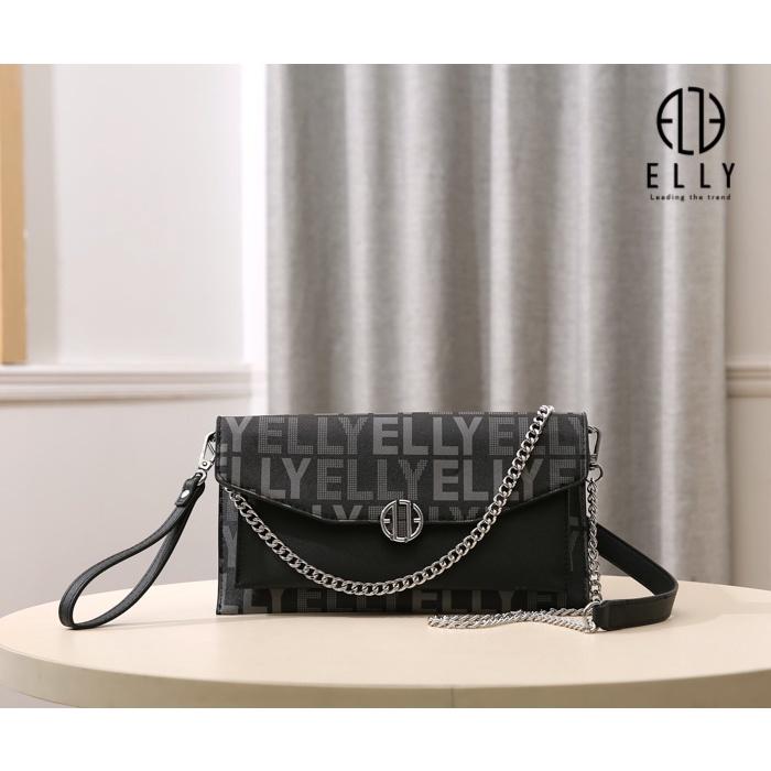 CLUTCH NỮ MONOGRAM CANVAS ELLY PHONG CÁCH TRẺ TRUNG, HIỆN ĐẠI  – ECH62