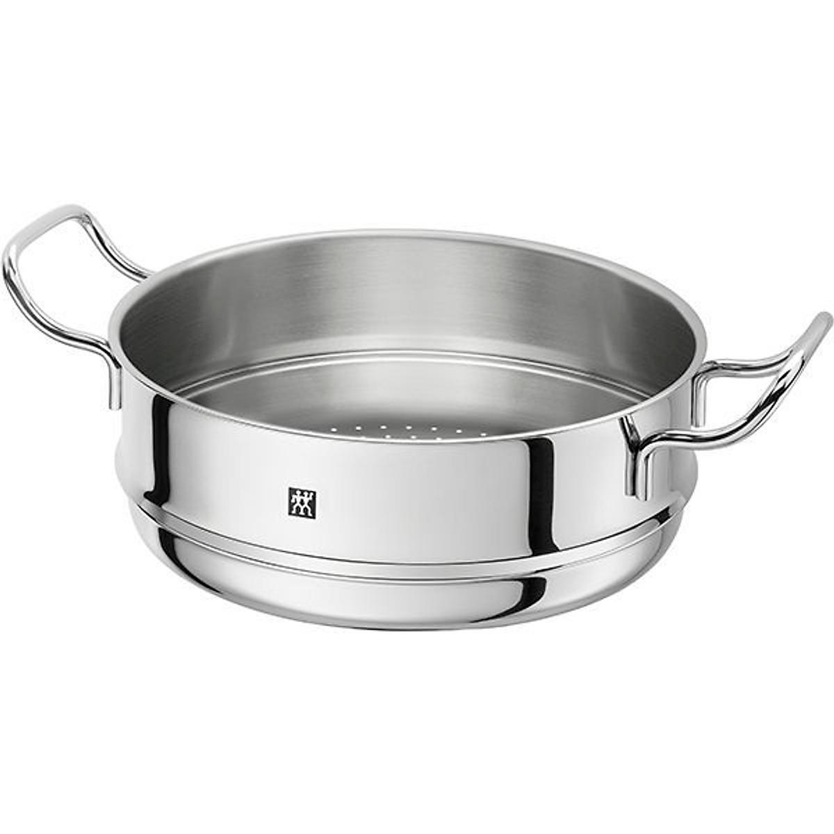 Xửng Hấp Zwilling Plus Đường Kính 24cm, Chất Liệu Thép Không Gỉ Bền Đẹp, Dùng Cho Mọi Loại Bếp, Nhập Đức Chính Hãng