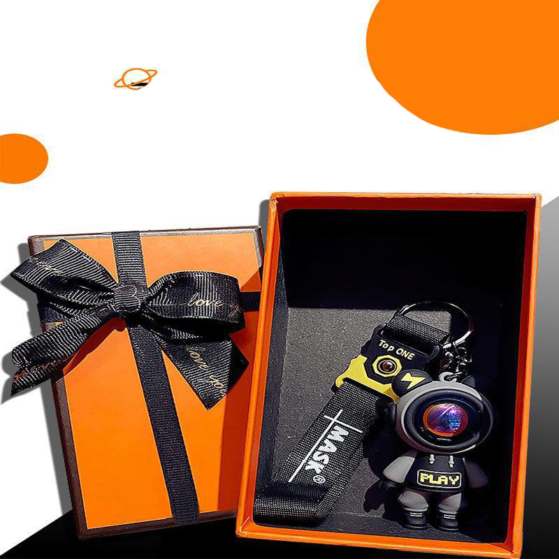 Móc khóa phi hành gia hình gấu hoạt hình dễ thương giá rẻ keychain spaceman astronaut cute đáng yêu MK03