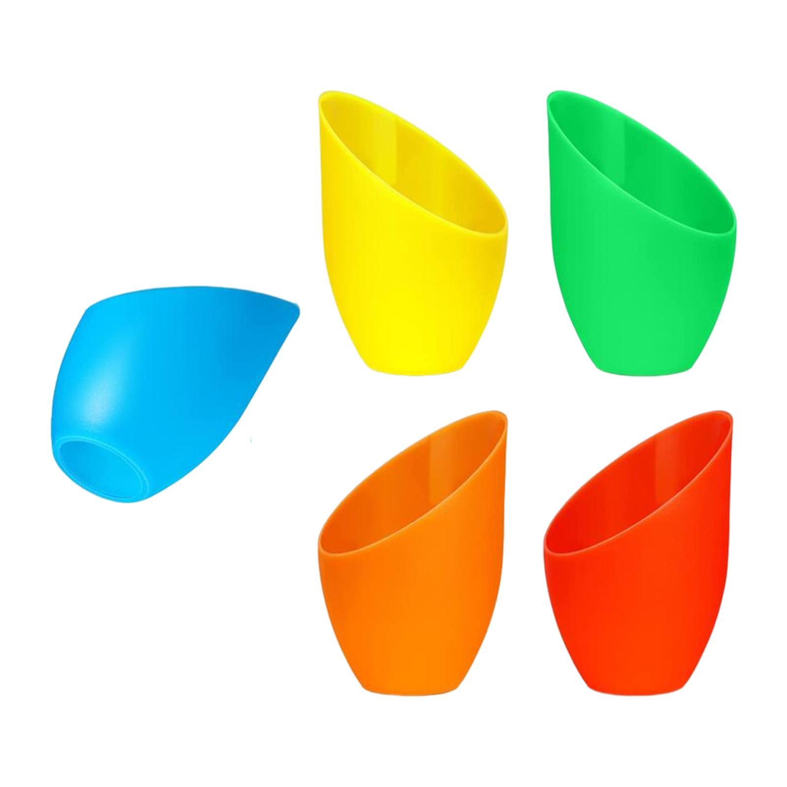 5 Pack Lampshade Lamp Shade 5.35 inch High, 4.33 inch Diameter, 1.65 inch Fitter for Living Room LED Floor Lamp Ceiling Fan Light