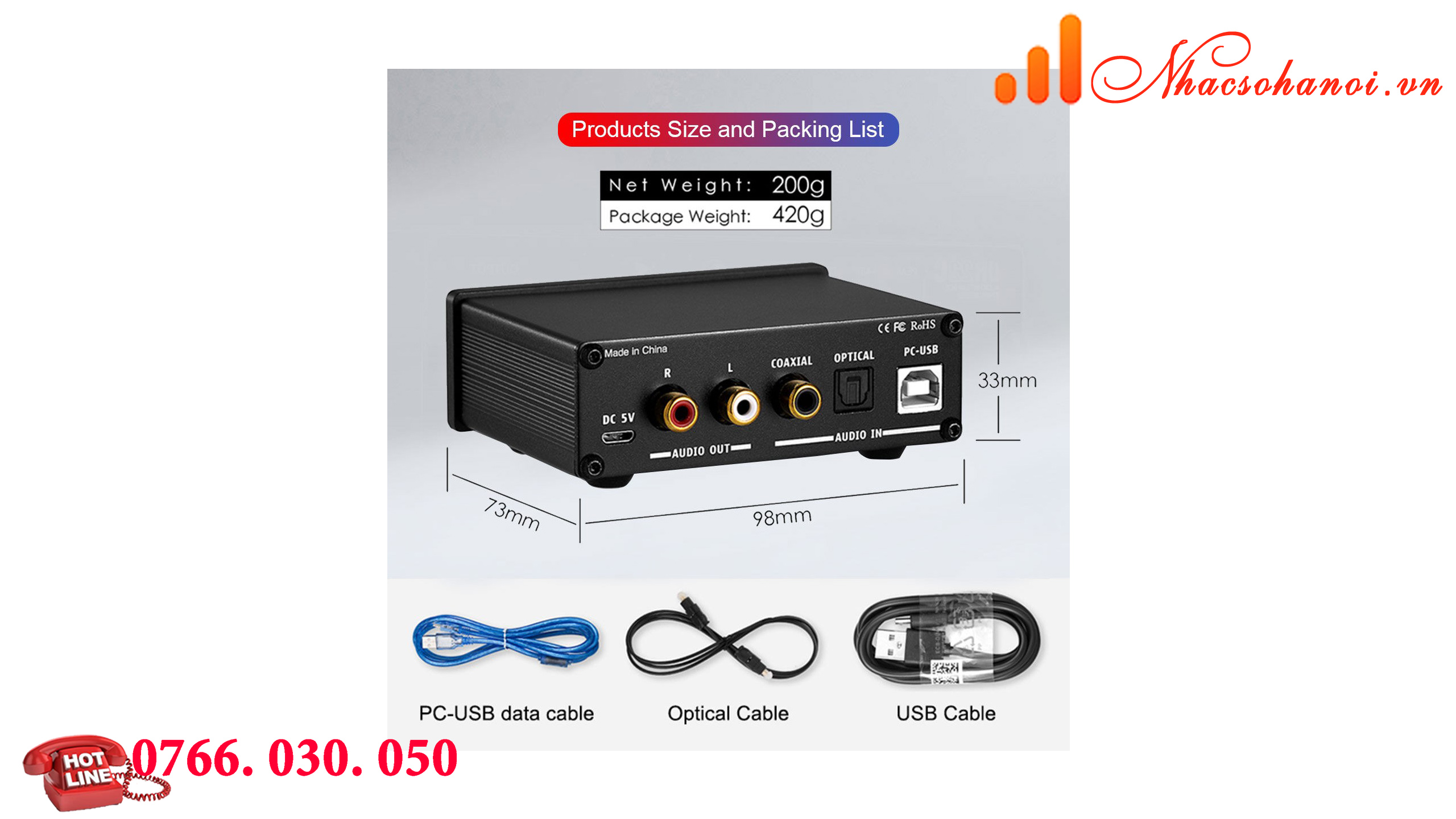 DAC Suca Q3 Pro – Giải Mã 24bit/192Khz - HÀNG CHÍNH HÃNG