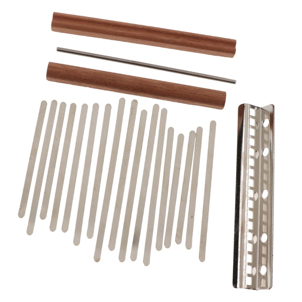 Sunnimix Tinh Tế 17 Phím Kalimba Thay Thế Thép Phím + Cầu