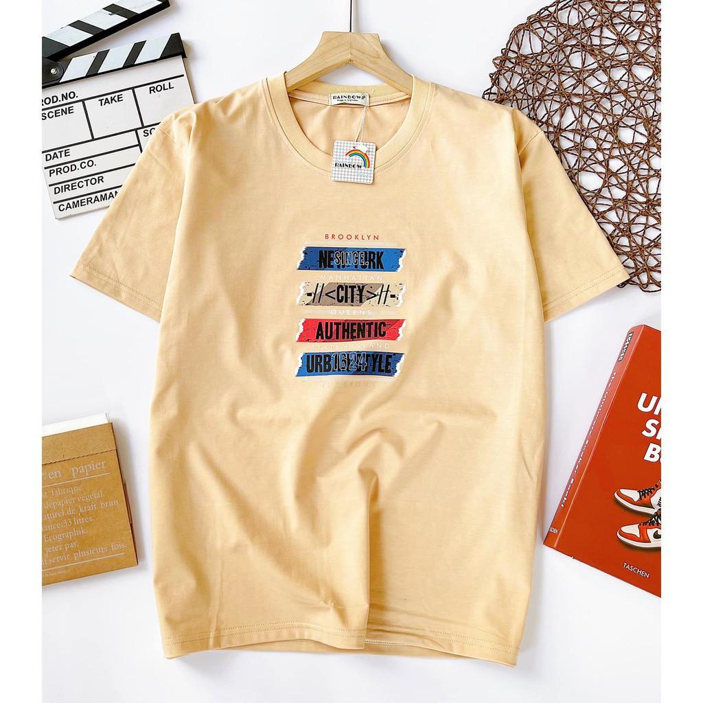 ÁO THUN FREESIZE UNISEX COTTON LOẠI 1 - FORM RỘNG - RAINBOW - VẢI SIÊU MỀM MỊN THOÁNG MÁT