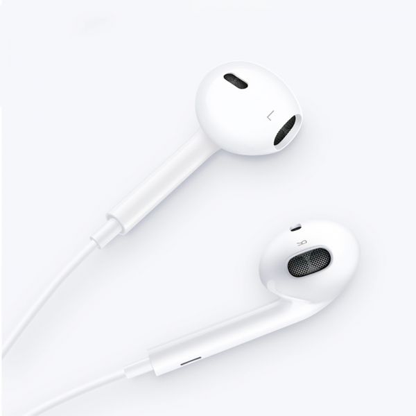 Tai nghe WiWU Earbuds HF Sound Plug And Play Dùng Cho iPhone, Màu Trắng - Hàng Chính Hãng