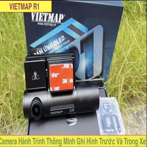 Camera Hành Trình Ô Tô, Xe Hơi VIETMAP R1 - Cảm Ứng, Cảnh Báo Tốc Độ, Ghi Hình Trước Và Trong Xe