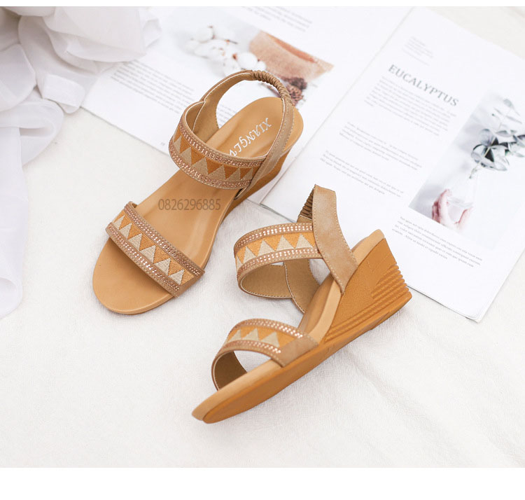Giày quai ngang nữ giày sandals nữ dép quai hậu nữ cao 5 cm - 320-270A.