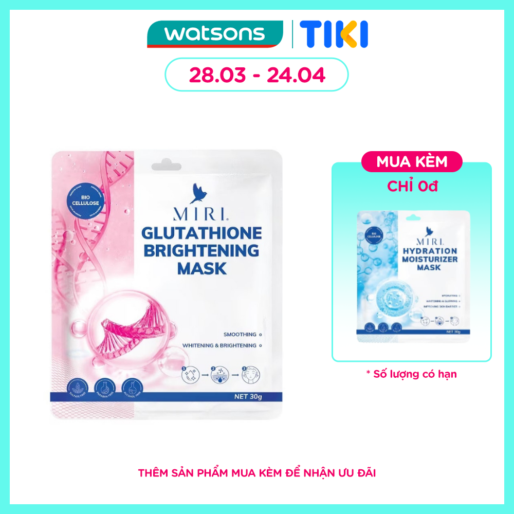 Mặt Nạ Miri Glutathione Brightening Mask Giúp Dưỡng Trắng Da 30g