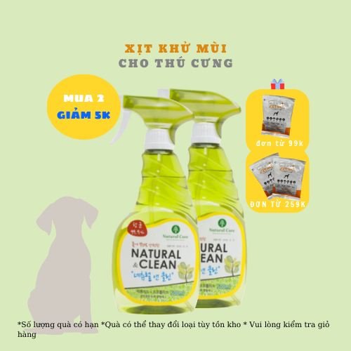 Xịt Khử Mùi Diệt Khuẩn Cho Thú Cưng Natural Core NC301 (500ml)