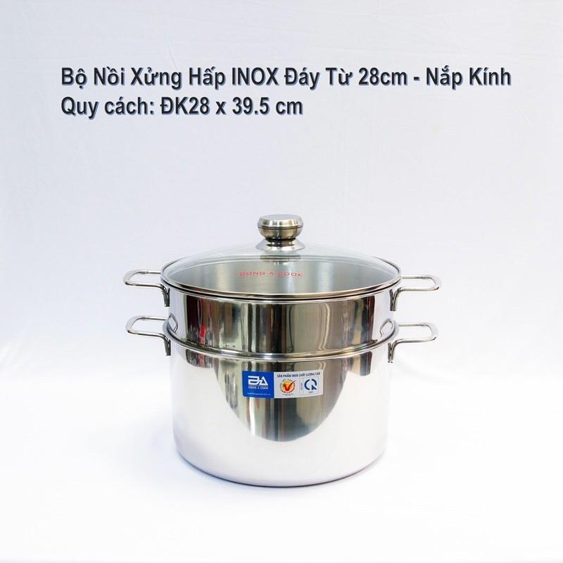 Bộ Nồi xửng hấp Inox 28cm cao cấp 